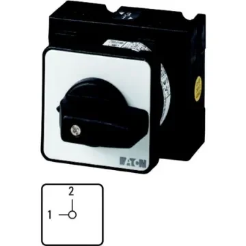 Eaton, 2P 2 Position 90° Changeover Cam Switch, 690V (Volts), 32A, Toggle Actuator - 018116 T3-2-15442/E product image