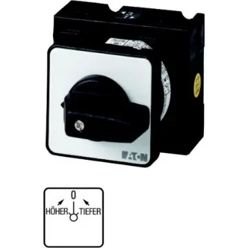 Eaton, 2P 3 Position 45° Motor Reversing Cam Switch, 690V (Volts), 32A, Toggle Actuator - 018367 T3-2-8150/E product image