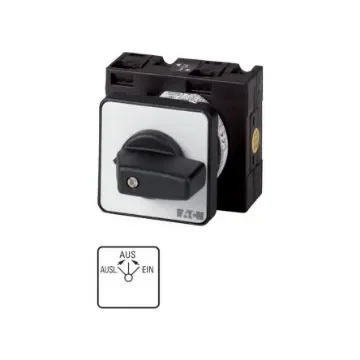 Eaton, 1P 3 Position 45° Changeover Cam Switch, 690V (Volts), 32A, Toggle Actuator - 018528 T3-2-8515/EZ product image