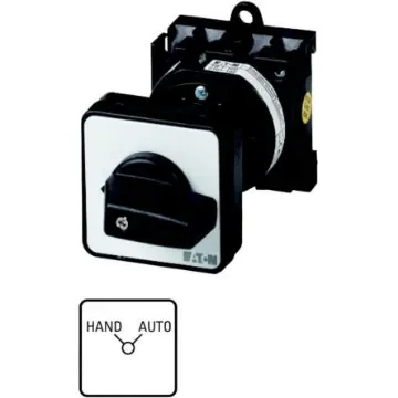 Eaton, 1P 2 Position 90° Changeover Cam Switch, 690V (Volts), 20A, Toggle Actuator - 024619 T0-3-15453/Z product image