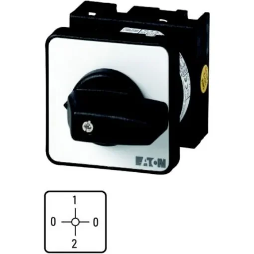 Eaton, 1P 2 Position 90° On-Off Cam Switch, 690V (Volts), 20A, Rotary Actuator - 026982 T0-1-15109/E product image
