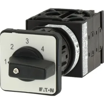 Eaton, 1P 5 Position 45° Multi Step Cam Switch, 690V (Volts), 20A, Toggle Actuator - 029361 T0-3-8232/EZ product image