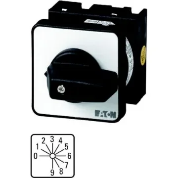 Eaton 10 Position 30° Coding Cam Switch, 690V (Volts), 20A, Toggle Actuator - 031741 T0-4-15602/EZ product image