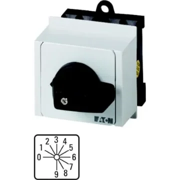 Eaton 10 Position 30° Coding Cam Switch, 690V (Volts), 20A, Toggle Actuator - 036487 T0-4-15602/IVS product image