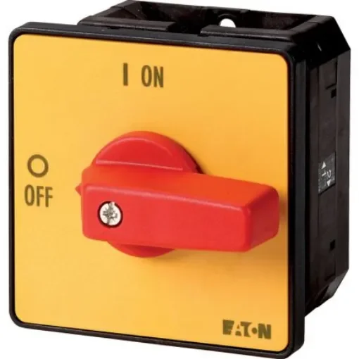 Eaton, 1P 2 Position 90° On-Off Cam Switch, 690V (Volts), 100A, Short Thumb Grip Actuator - 097225 T5-1-8200/E-RT product image