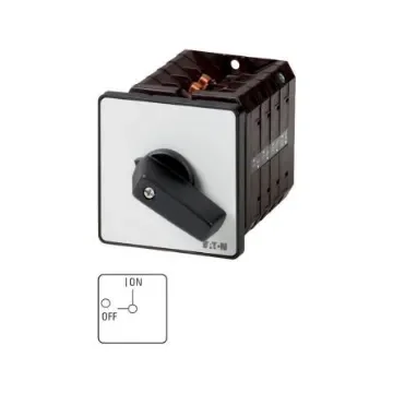 Eaton, 2P 2 Position 90° On-Off Cam Switch, 600V (Volts), 100A, Short Thumb Grip Actuator - 098810 T5-1-102/E product image