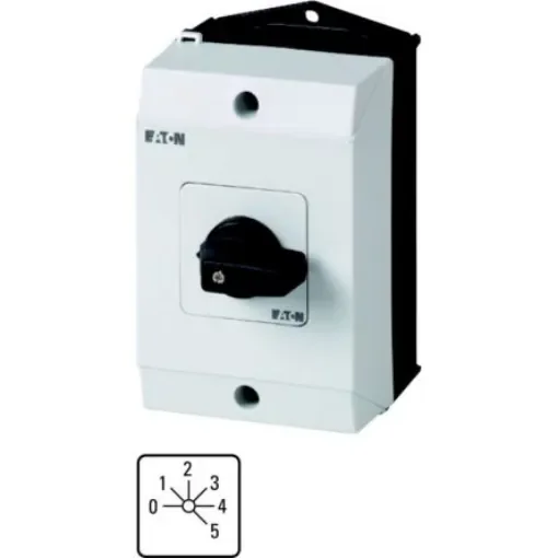 Eaton, 1P 6 Position 45° Multi Step Cam Switch, 690V (Volts), 20A, Toggle Actuator - 207128 T0-3-8243/I1 product image