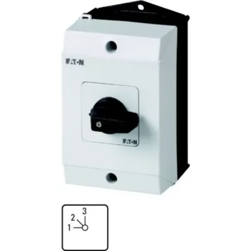 Eaton, 2P 3 Position 45° Multi Step Cam Switch, 690V (Volts), 20A, Toggle Actuator - 212325 T0-3-8250/I1 product image