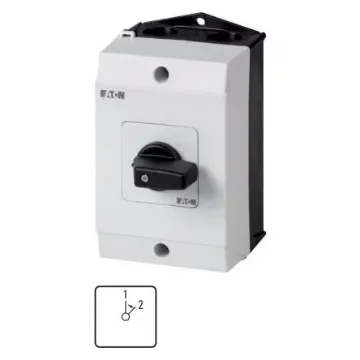 Eaton, 1P 2 Position 45° Changeover Cam Switch, 690V (Volts), 20A, Short Thumb Grip Actuator - 218969 T0-1-8295/I1 product image