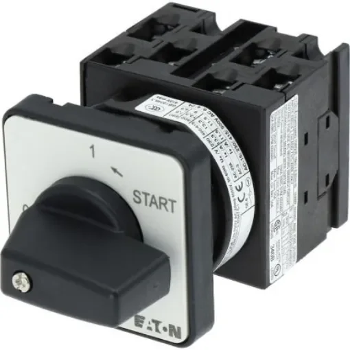 Eaton, 1P 5 Position 90° On-Off Cam Switch, 690V (Volts), 20A, Toggle Actuator - 048351 T0-3-15513/E product image