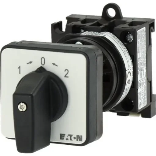 Eaton, 1P 3 Position 45° Changeover Cam Switch, 690V (Volts), 20A, Short Thumb Grip Actuator - 050720 T0-1-8214/Z product image