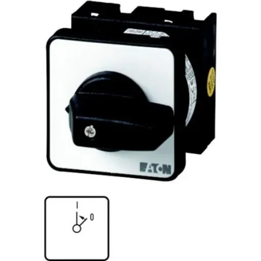 Eaton, 2P 2 Position 45° On-Off Cam Switch, 690V (Volts), 20A, Toggle Actuator - 055469 T0-1-15352/EZ product image
