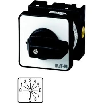 Eaton 8 Position 30° On-Off Cam Switch, 690V (Volts), 20A, Toggle Actuator - 057844 T0-4-15604/E product image