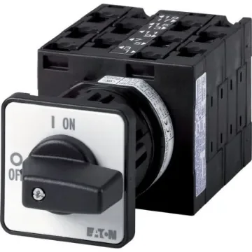 Eaton, 10P 2 Position 90° On-Off Cam Switch, 690V (Volts), 32A, Short Thumb Grip Actuator - 059463 T3-5-8346/EZ product image