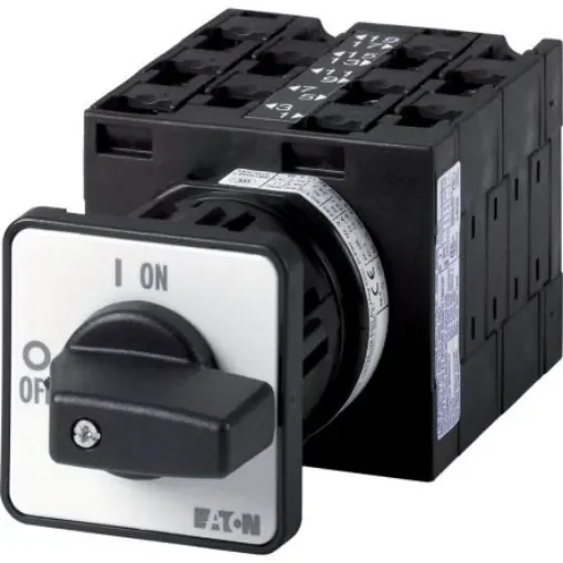 Eaton, 10P 2 Position 90° On-Off Cam Switch, 690V (Volts), 32A, Short Thumb Grip Actuator - 059463 T3-5-8346/EZ product image