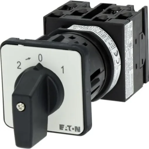 Eaton 3 Position 45° Changeover Cam Switch, 690V (Volts), 20A, Toggle Actuator - 060214 T0-3-15393/EZ product image