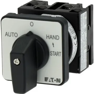 Eaton, 2P 4 Position 45° Changeover Cam Switch, 690V (Volts), 20A, Toggle Actuator - 066931 T0-2-15907/E product image