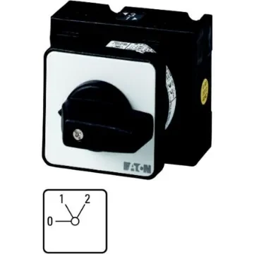Eaton, 1P 3 Position 60° Multi Step Cam Switch, 690V (Volts), 32A, Toggle Actuator - 071355 T3-1-91/E product image