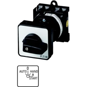 Eaton, 2P 4 Position 45° Changeover Cam Switch, 690V (Volts), 20A, Short Thumb Grip Actuator - 078796 T0-2-15907/Z product image