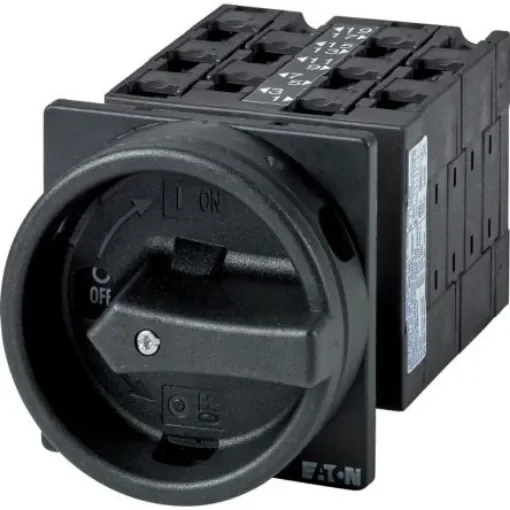 Eaton, 10P 90° On-Off Cam Switch, 690V (Volts), 32A, Door Coupling Rotary Drive Actuator - 083191 T3-5-8346/EA/SVB-SW product image