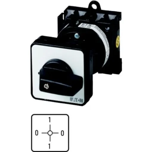 Eaton, 2P 2 Position 90° On-Off Cam Switch, 690V (Volts), 20A, Door Coupling Rotary Drive Actuator - 083932 T0-1-15108/Z product image