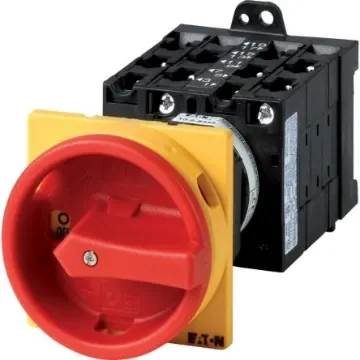 Eaton, 10P 90° On-Off Cam Switch, 690V (Volts), 32A, Toggle Actuator - 085564 T3-5-8346/V/SVB product image