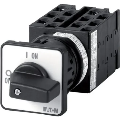 Eaton, 12P 2 Position 90° On-Off Cam Switch, 690V (Volts), 20A, Short Thumb Grip Actuator - 088711 T0-6-8348/EZ product image