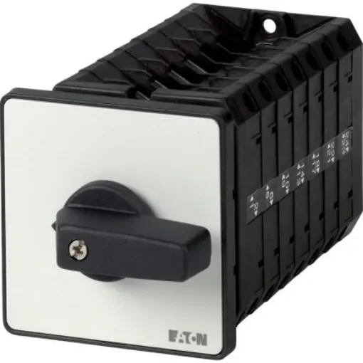 Eaton, 1P 8 Position 45° Multi Step Cam Switch, 690V (Volts), 63A, Short Thumb Grip Actuator - 091628 T5B-7-182/E product image