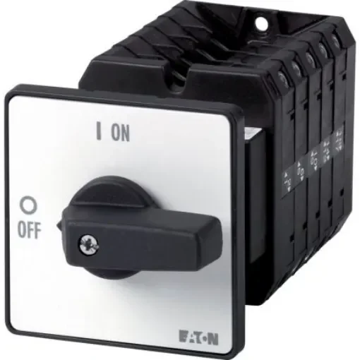 Eaton, 10P 2 Position 90° On-Off Cam Switch, 690V (Volts), 63A, Short Thumb Grip Actuator - 091872 T5B-5-8346/Z product image