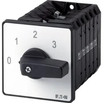 Eaton, 1P 10 Position 30° Multi Step Cam Switch, 690V (Volts), 63A, Toggle Actuator - 091971 T5B-5-15247/E product image