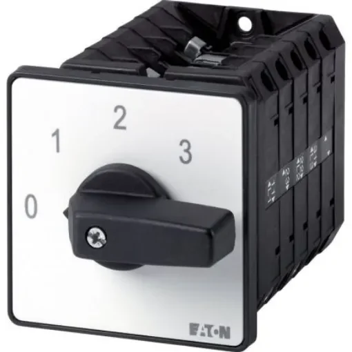 Eaton, 1P 10 Position 30° Multi Step Cam Switch, 690V (Volts), 63A, Toggle Actuator - 091971 T5B-5-15247/E product image