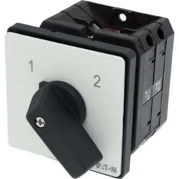 Eaton, 2P 2 Position 90° Multi Speed Cam Switch, 690V (Volts), 63A, Short Thumb Grip Actuator - 093465 T5B-2-39/E product image