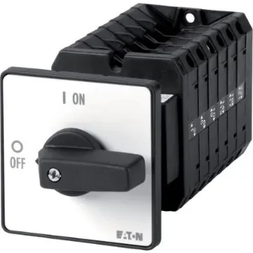 Eaton, 11P 2 Position 90° On-Off Cam Switch, 690V (Volts), 100A, Short Thumb Grip Actuator - 094800 T5-6-8347/Z product image