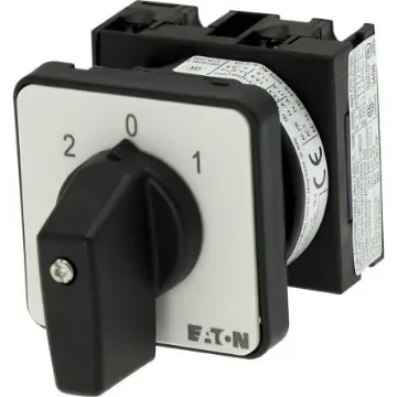 Eaton, 1P 3 Position 45° Changeover Cam Switch, 690V (Volts), 20A, Short Thumb Grip Actuator - 095806 T0-1-15421/E product image
