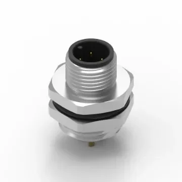 Wurth Elektronik Circular Connector, 4 Contacts, Panel Mount, M12 Connector, Plug, Male, IP68, WR-CIRC Series - 643050100604 product image