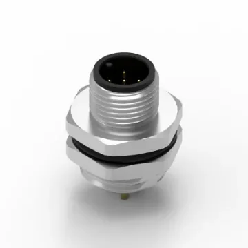 Wurth Elektronik Circular Connector, 5 Contacts, Panel Mount, M12 Connector, Plug, Male, IP68, WR-CIRC Series - 643050100605 product image