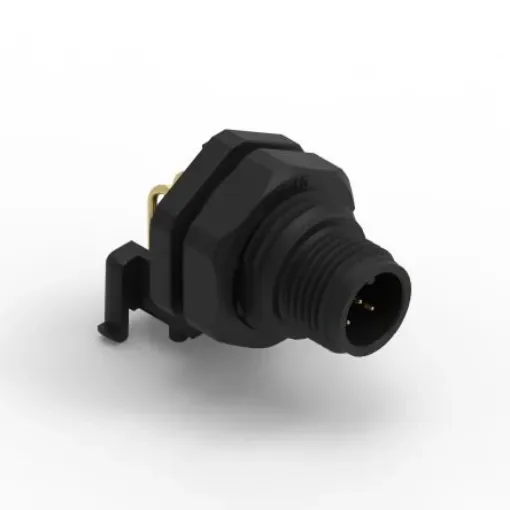 Wurth Elektronik Circular Connector, 5 Contacts, Panel Mount, M12 Connector, Plug, Male, IP68, WR-CIRC Series - 643230100405 product image
