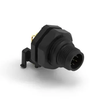 Wurth Elektronik Circular Connector, 8 Contacts, Panel Mount, M12 Connector, Plug, Male, IP68, WR-CIRC Series - 643230100408 product image