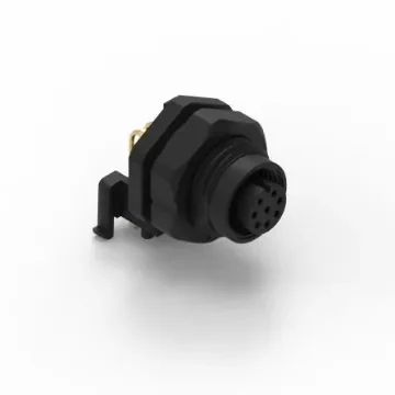 Wurth Elektronik Circular Connector, 8 Contacts, Panel Mount, M12 Connector, Socket, Female, IP68, WR-CIRC Series - 643240100408 product image