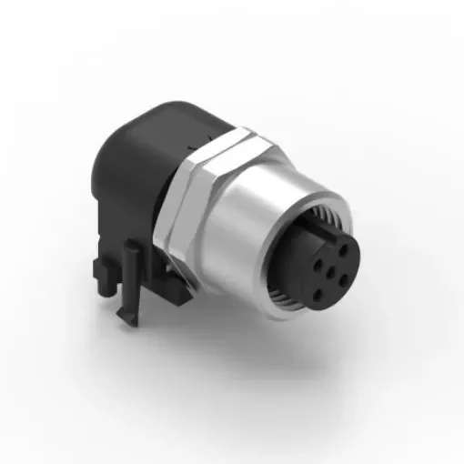 Wurth Elektronik Circular Connector, 5 Contacts, Panel Mount, M12 Connector, Socket, Female, IP68, WR-CIRC Series - 643280100305 product image