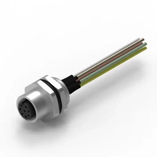 Wurth Elektronik Circular Connector, 8 Contacts, Panel Mount, M12 Connector, Socket, Female, IP68, WR-CIRC Series - 643362100608 product image