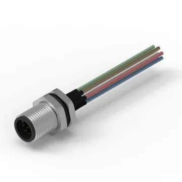 Wurth Elektronik Circular Connector, 8 Contacts, Panel Mount, M12 Connector, Plug, Male, IP68, WR-CIRC Series - 643452100308 product image