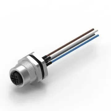 Wurth Elektronik Circular Connector, 4 Contacts, Panel Mount, M12 Connector, Socket, Female, IP68, WR-CIRC Series - 643462100604 product image