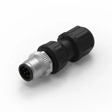 Wurth Elektronik Circular Connector, 8 Contacts, Cable Mount, M12 Connector, Plug, Male, IP68, WR-CIRC Series - 643712100008 product image