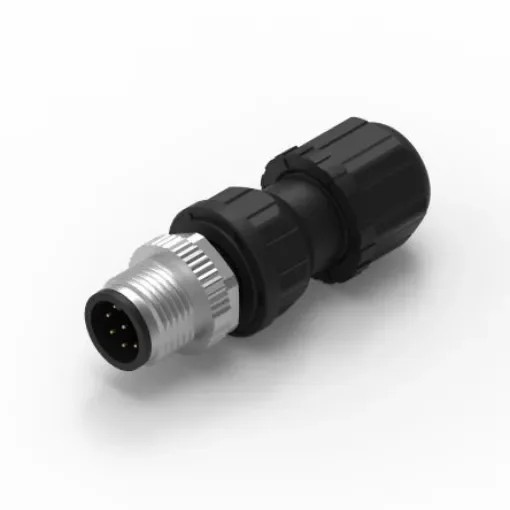 Wurth Elektronik Circular Connector, 8 Contacts, Cable Mount, M12 Connector, Plug, Male, IP68, WR-CIRC Series - 643712100008 product image