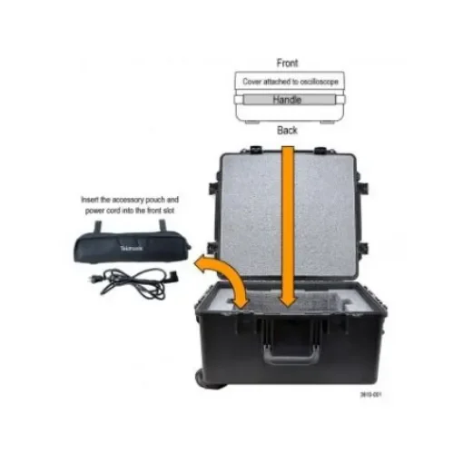 Tektronix Hard Transit Case for Use with MDO Instruments, 63.25 x 60.2 x 33.27cm - HC3 product image
