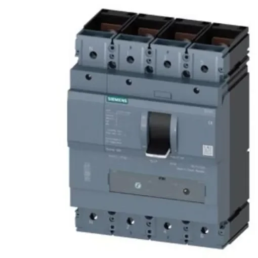 Siemens, SENTRON MCCB Molded Case Circuit Breaker 4P 400A, Breaking Capacity 110 kA, DIN Rail Mount - 3VA1340-7GF42-0AA0 product image