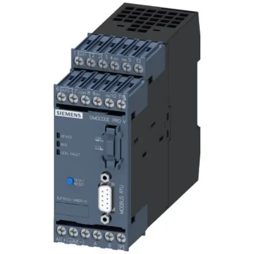 Siemens 2.6 W Motor Controller, 24 V, 1 Phase, 630-840 A, Motor Managment Function, 24 V dc - 3UF70121AB000 product image