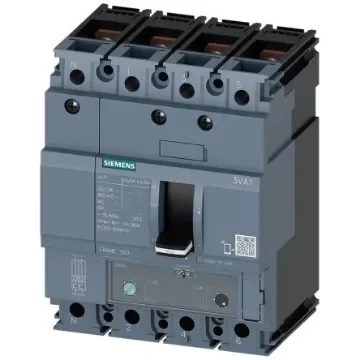 Siemens, SENTRON MCCB Molded Case Circuit Breaker 4P 32A, Breaking Capacity 70 kA, DIN Rail Mount - 3VA1132-6GF42-0AA0 product image