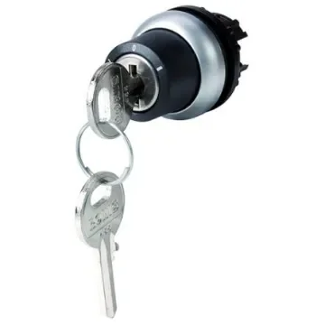 Eaton M22 3-position Key Switch Head, Maintained, 22.5mm Cutout - 171153 M22-WRS3-RS product image